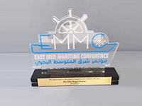 East Med Maritime conference  - Token of Appreciation to Max Zaccar President of ACAL 